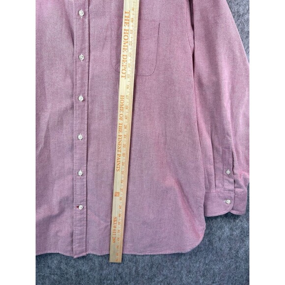 Daniel Cremieux Men's 2XB Red Shirt- Long Sleeve Button Up - Picture 4 of 8